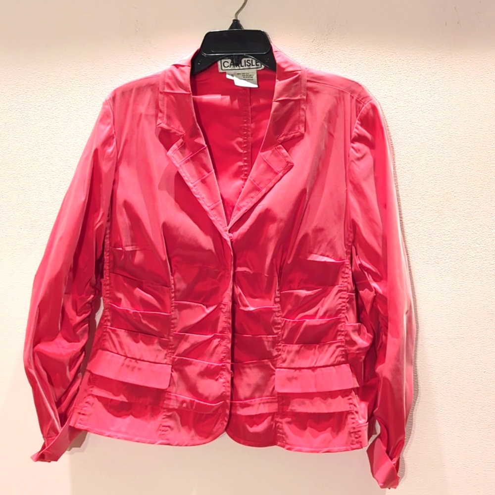 Vintage Carlisle silk jacket sz 16
